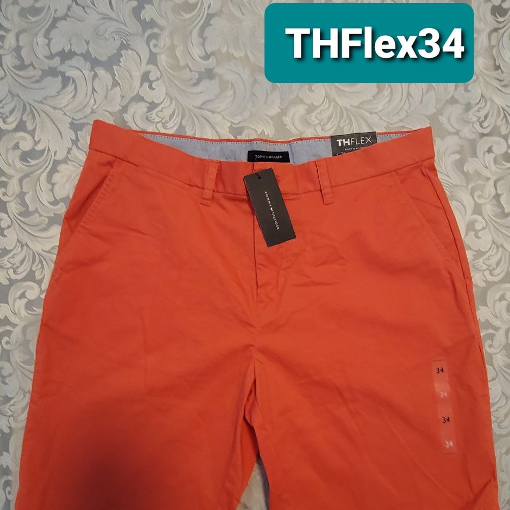 TOMMY HILFIGER TWILL 9'' INSEAM CHINO SHORTS